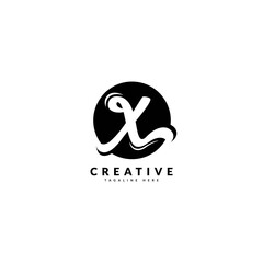 Initial Letter X logotype. Luxury design for Company and Business logo.
