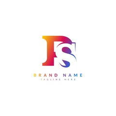 RS letter combination concept for company and business logo.