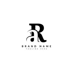 RA AR letter combination concept for company and business logo.