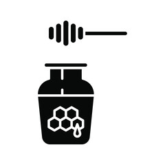 Honey icon sign vector,Symbol, logo illustration for web and mobile on white background color editable