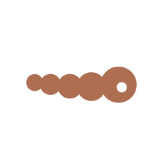 Worm Icon Logo Illustration Vector Isolated. Spring Season Icon. Suitable for Web Design, Logo, App, and UI.