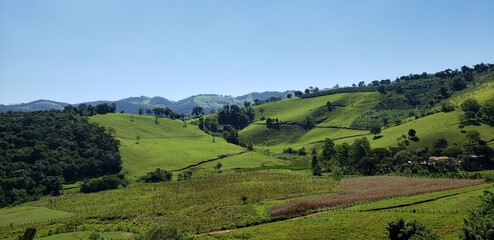 panorama of the mountains