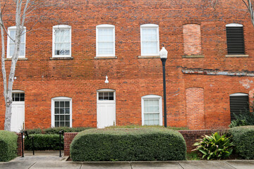 old small town city 2 story brick office building or private residential