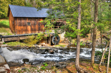 Oharas Mill and river