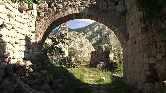 Stone vault of the old fortress town