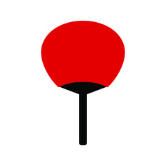 hand fan icon. folding fan icon. vector illustration