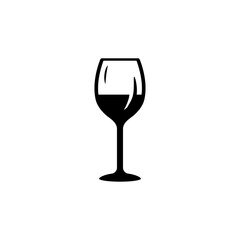 wine glass icon vector design trendy