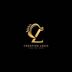Initial Z luxury logotype with flourish ornament. Typography for company and business logo.