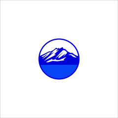 logo mountain templet vector icon 