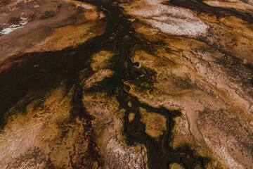 hot springs erosion texture