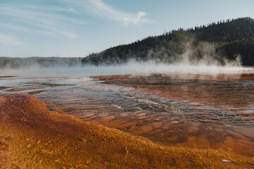 grand prismatic springs yellowstone national park