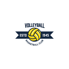 Sport Volleyball Logo. American style. 