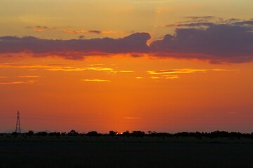 Obraz premium sunset amazon