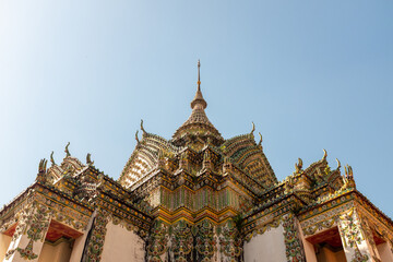 Fototapeta premium temple city thailand temple roof