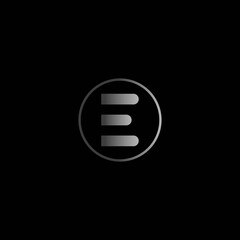 letter E logo illustration