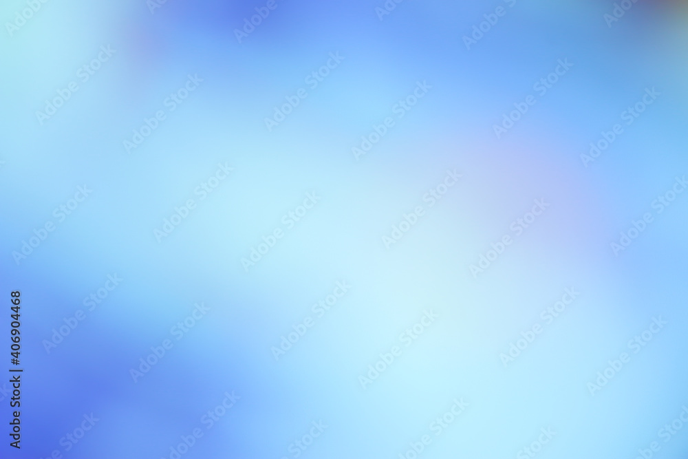 Wall mural blue gradient defocused abstract photo smooth lines pantone color background