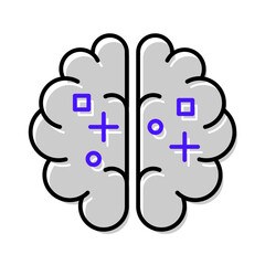 Brain icon vector