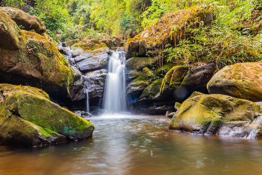 Beautiful Water fall at Thailand National Park.