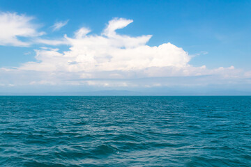 Naklejka na ściany i meble Horizon of the sea in Thailand.