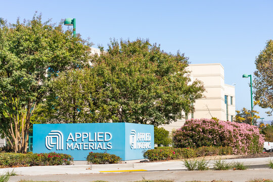 Oct 12, 2020 Santa Clara / CA / USA - Applied Materials headquarters in Silicon Valley; Applied Materials, Inc. is an American corporation operating in the semiconductor manufacturing industry