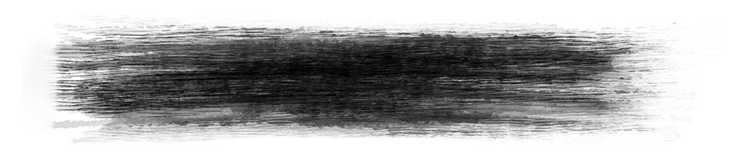 墨汁・毛筆・かすれたライン素材