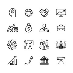 simple icon business corporate