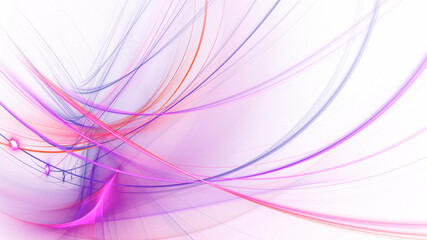3D rendering abstract colorful fractal light background