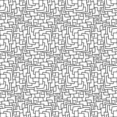 hand-drawn mosaic for coloring on a white background, vector