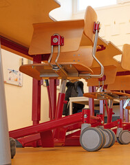 Special school desk for disabled children