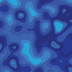 dark blue papercut abstract background