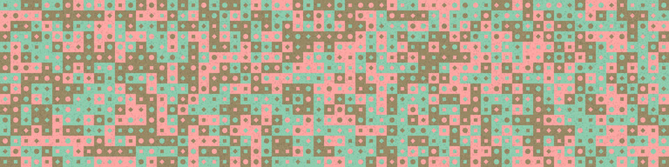 Abstract Geometric Pattern generative computational art illustration