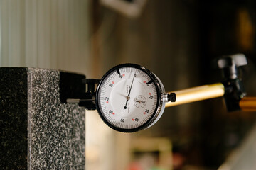 Accurate measurements. Calibration of the machine. Measurement of deviations of machine parts