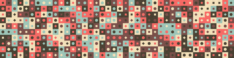 Abstract Geometric Pattern generative computational art illustration