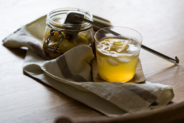 手作り蜂蜜レモネード