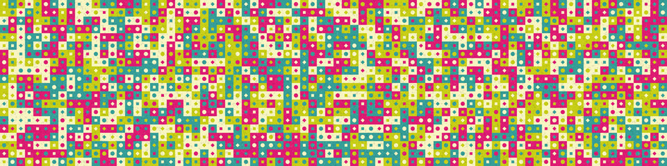 Abstract Geometric Pattern generative computational art illustration