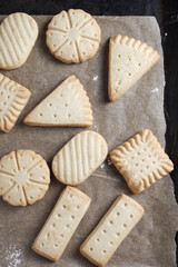 Various shortbread cookies
