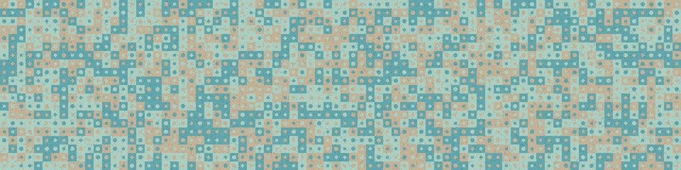 Abstract Geometric Pattern generative computational art illustration