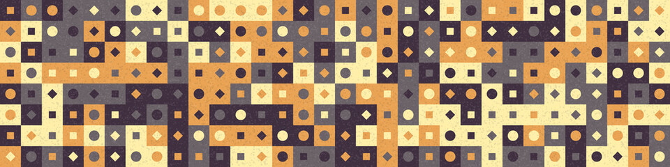 Abstract Geometric Pattern generative computational art illustration