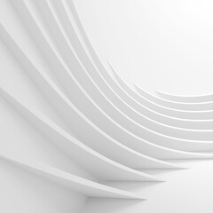 Abstract Architecture Background. White Minimal Texture