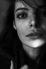 Fototapeta premium Sensual portrait of beautiful woman