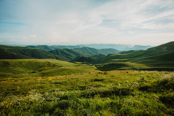 Fototapeta na wymiar landscape with mountains