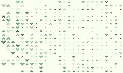 Light green vector layout with triangles or arrows. Pattern can be used for any projects.