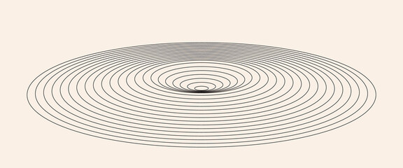 Black and white geometric lines abstract background.