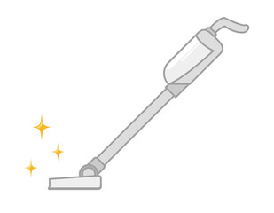 掃除機のベクターイラスト　家電