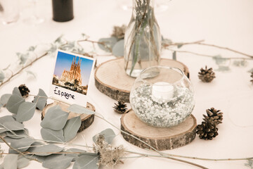 Détails lors d'un mariage