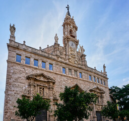 Obraz premium Catholic church of Església de Sant Joan del Mercat in Valencia, Spain