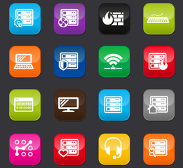 Server icon set