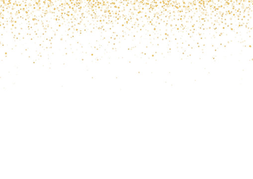 Gold Falling Glitter Confetti Celebration Party Background
