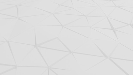 Abstract triangle pattern White and grey geometric background.