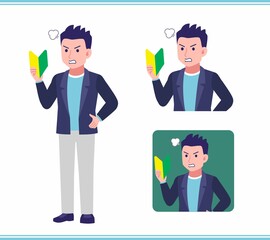 Young man in a jacket